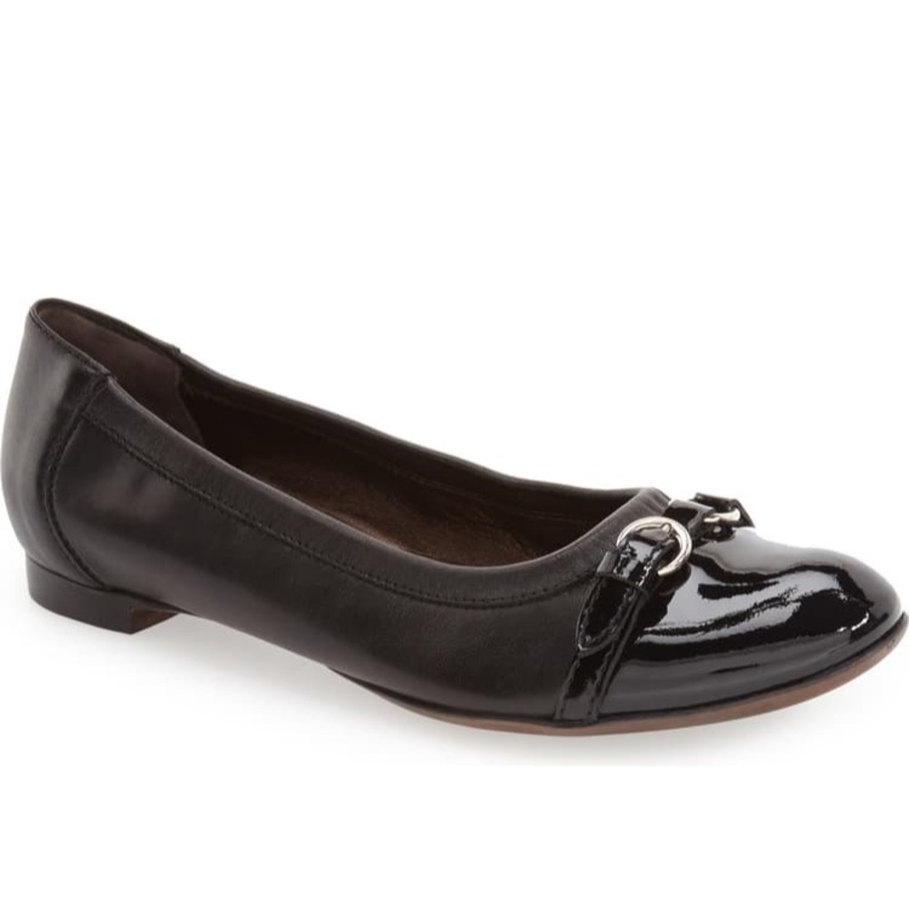 AGL black combo flats